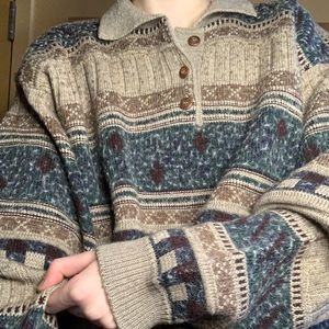 Vintage Tip Top Tailors Collared Sweater